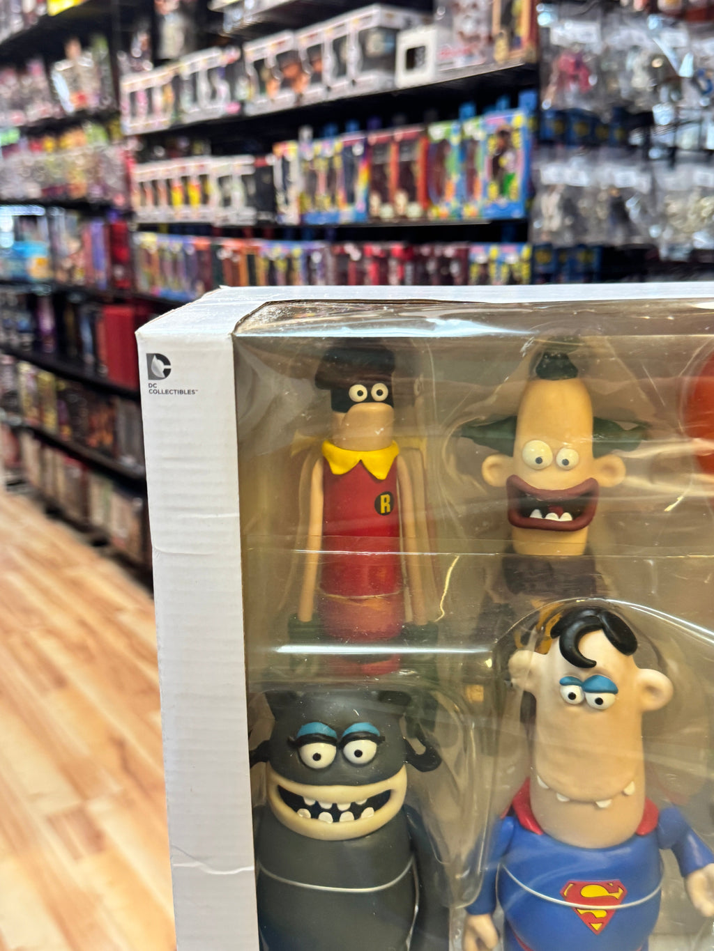 DC Hero Action Figure 5 Pack (Aardman, DC Direct) **SEALED** product image 2, provided for visual reference and product