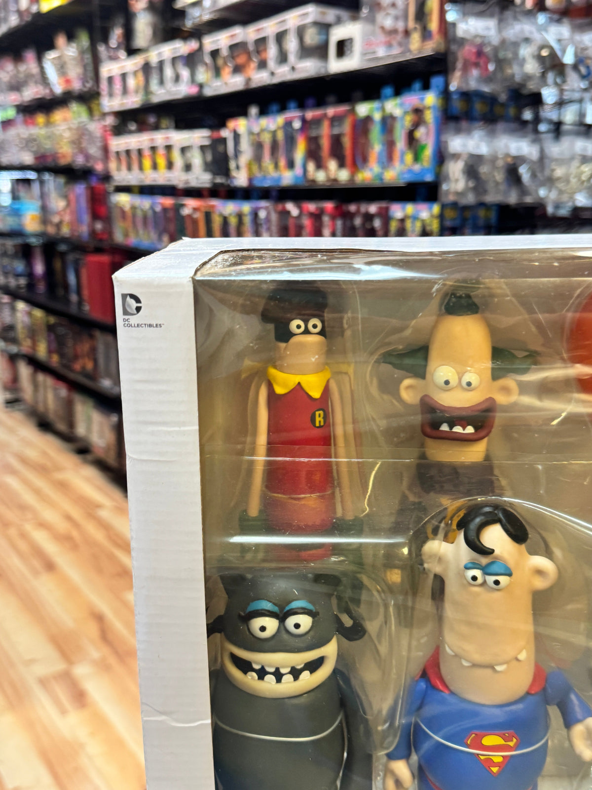 DC Hero Action Figure 5 Pack (Aardman, DC Direct) **SEALED** product image 2, provided for visual reference and product