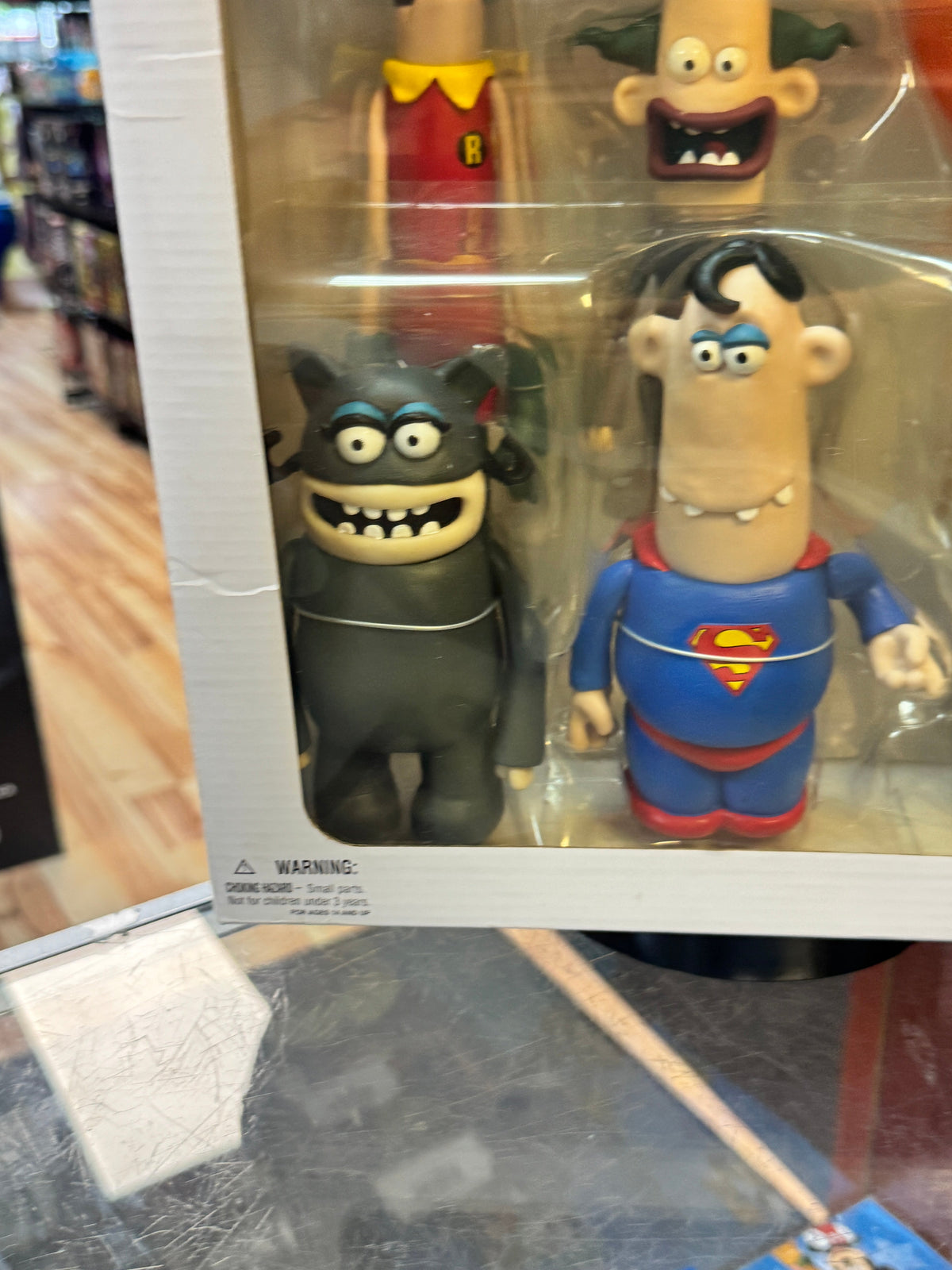 DC Hero Action Figure 5 Pack (Aardman, DC Direct) **SEALED** product image 5, provided for visual reference and product