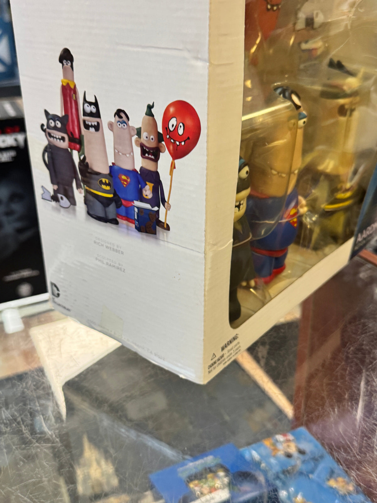 DC Hero Action Figure 5 Pack (Aardman, DC Direct) **SEALED** product image 8, provided for visual reference and product