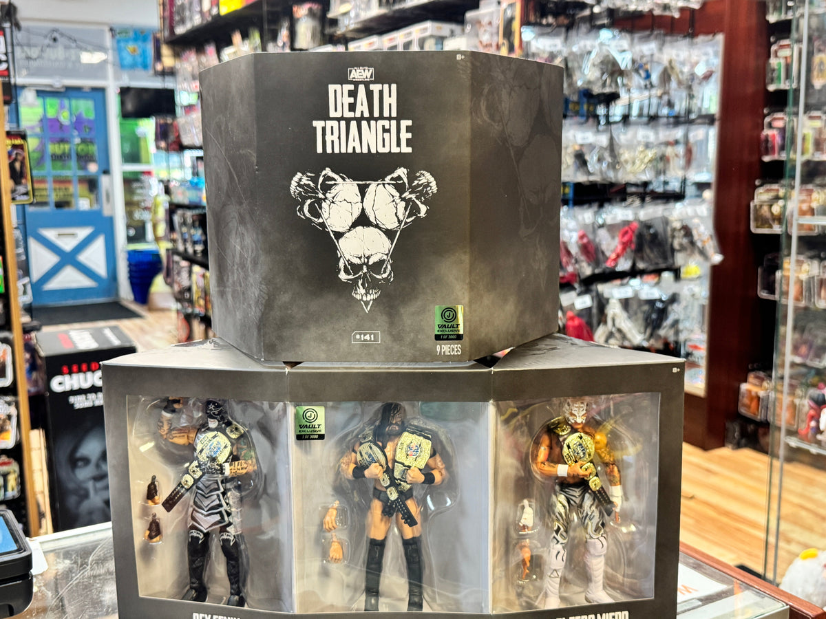 Death Triangle -Vault 1/3000 - (AEW All Elite Wrestling, Jazwares) **OPEN** product image 1, provided for visual reference