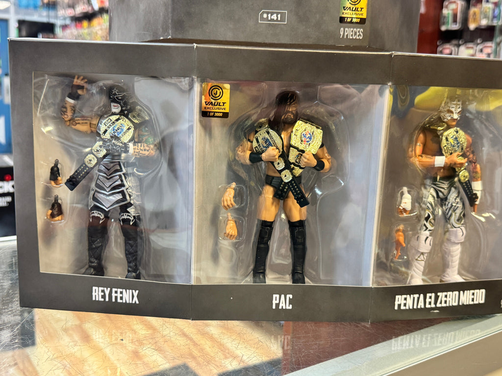 Death Triangle -Vault 1/3000 - (AEW All Elite Wrestling, Jazwares) **OPEN** product image 2, provided for visual reference