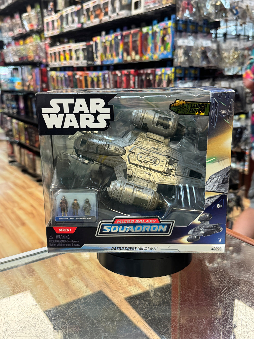 Arvala-7 Razor Crest -Launch Edition- (Star Wars Micro Galaxy Squadron, Jazwares) **SEALED** (Copy) product image 1,