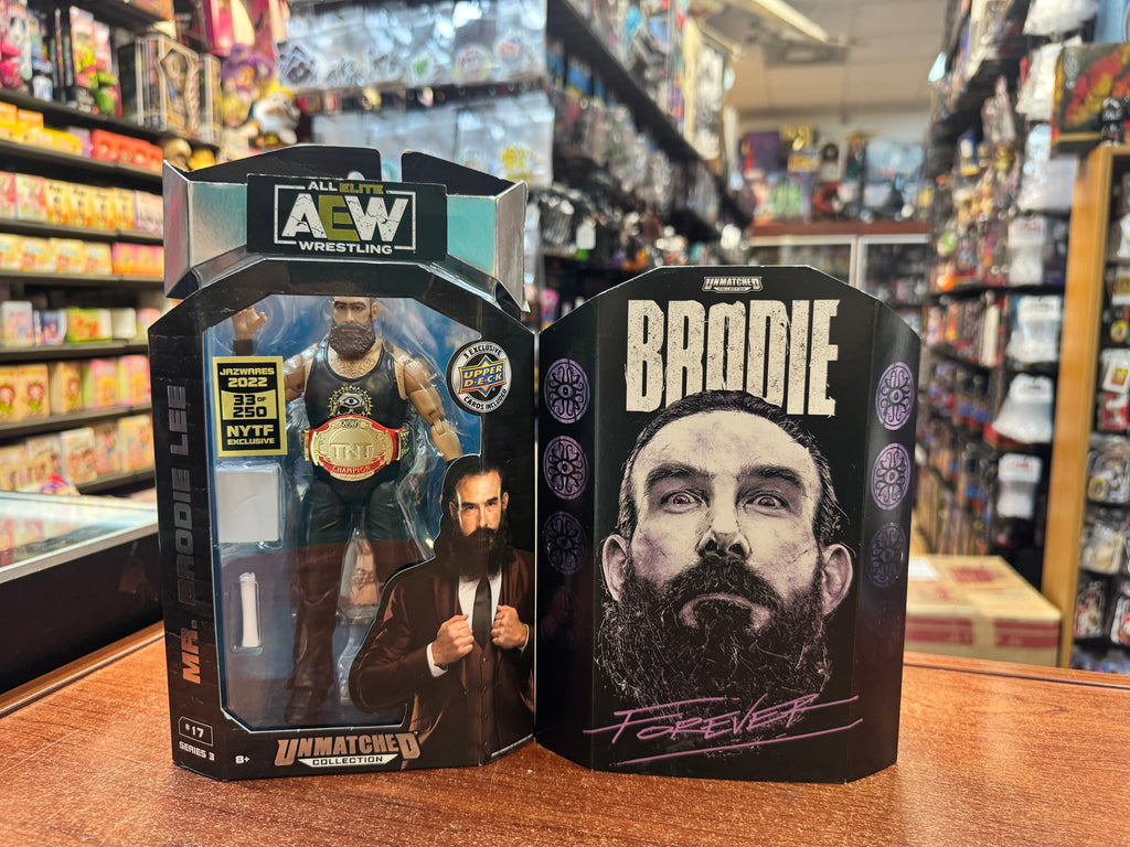 Brodie Lee Forever -NYTF Exclusive 33/250- (AEW All Elite Wrestling, Jazwares) **SEALED** product image 1, provided for