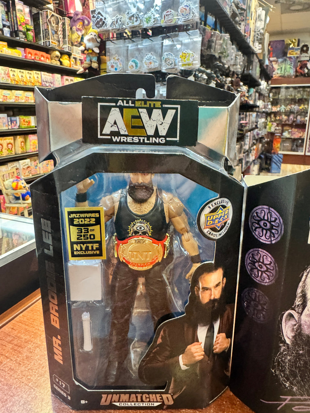 Brodie Lee Forever -NYTF Exclusive 33/250- (AEW All Elite Wrestling, Jazwares) **SEALED** product image 2, provided for