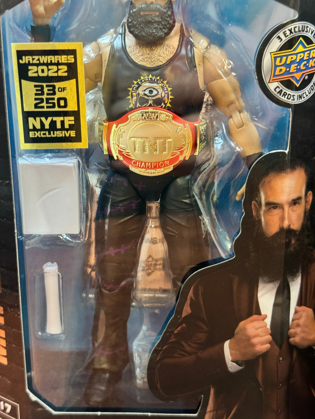 Brodie Lee Forever -NYTF Exclusive 33/250- (AEW All Elite Wrestling, Jazwares) **SEALED** product image 4, provided for