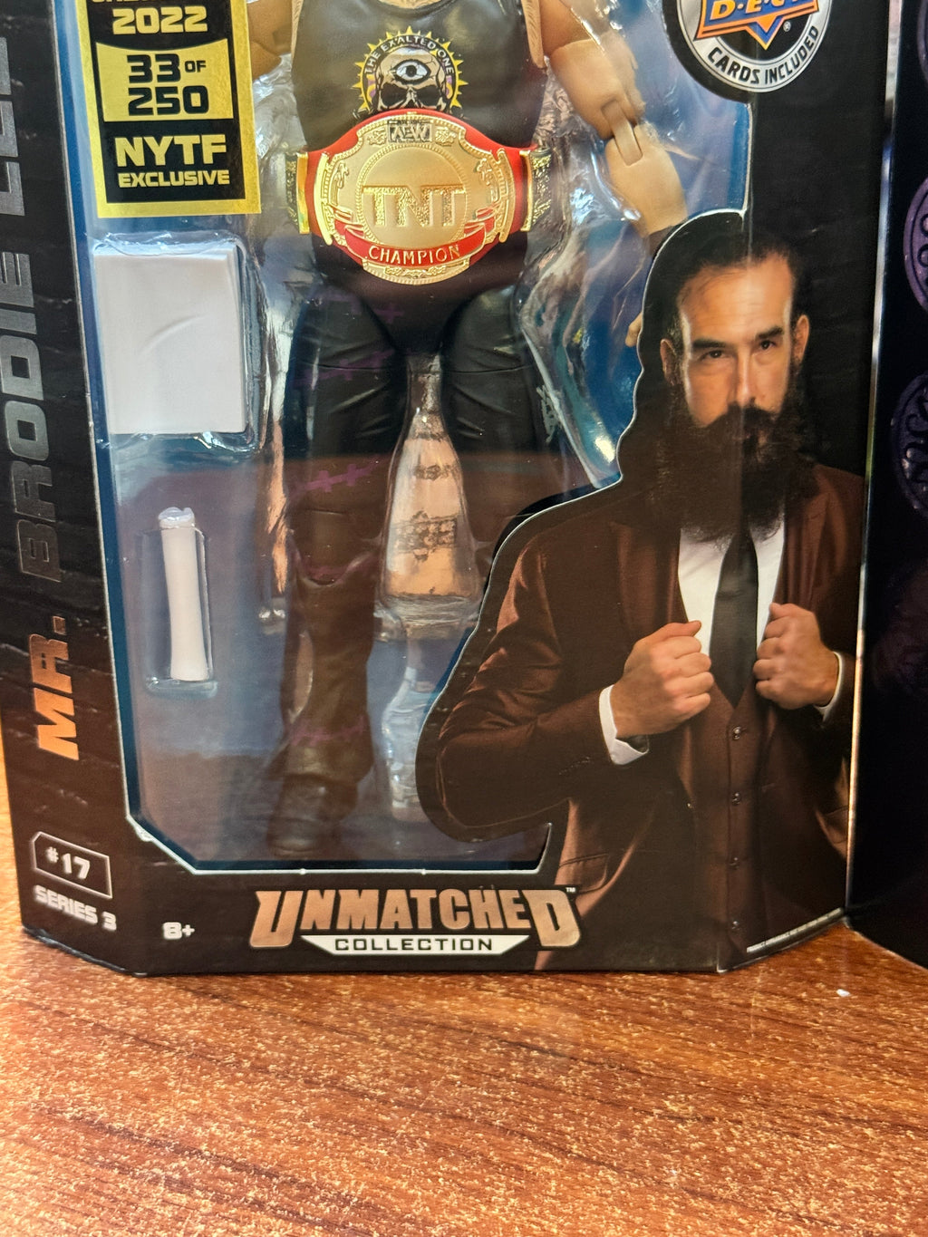 Brodie Lee Forever -NYTF Exclusive 33/250- (AEW All Elite Wrestling, Jazwares) **SEALED** product image 5, provided for