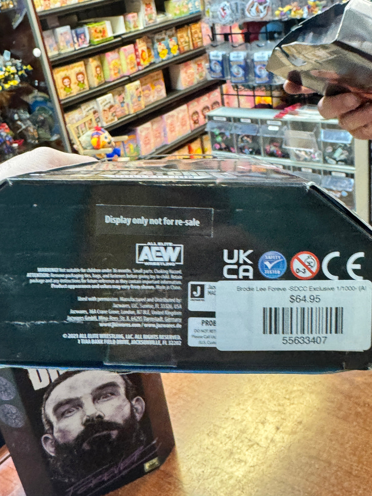Brodie Lee Foreve -SDCC Exclusive 1/1000- (AEW All Elite Wrestling, Jazwares) **SEALED** (Copy) product image 5, provided