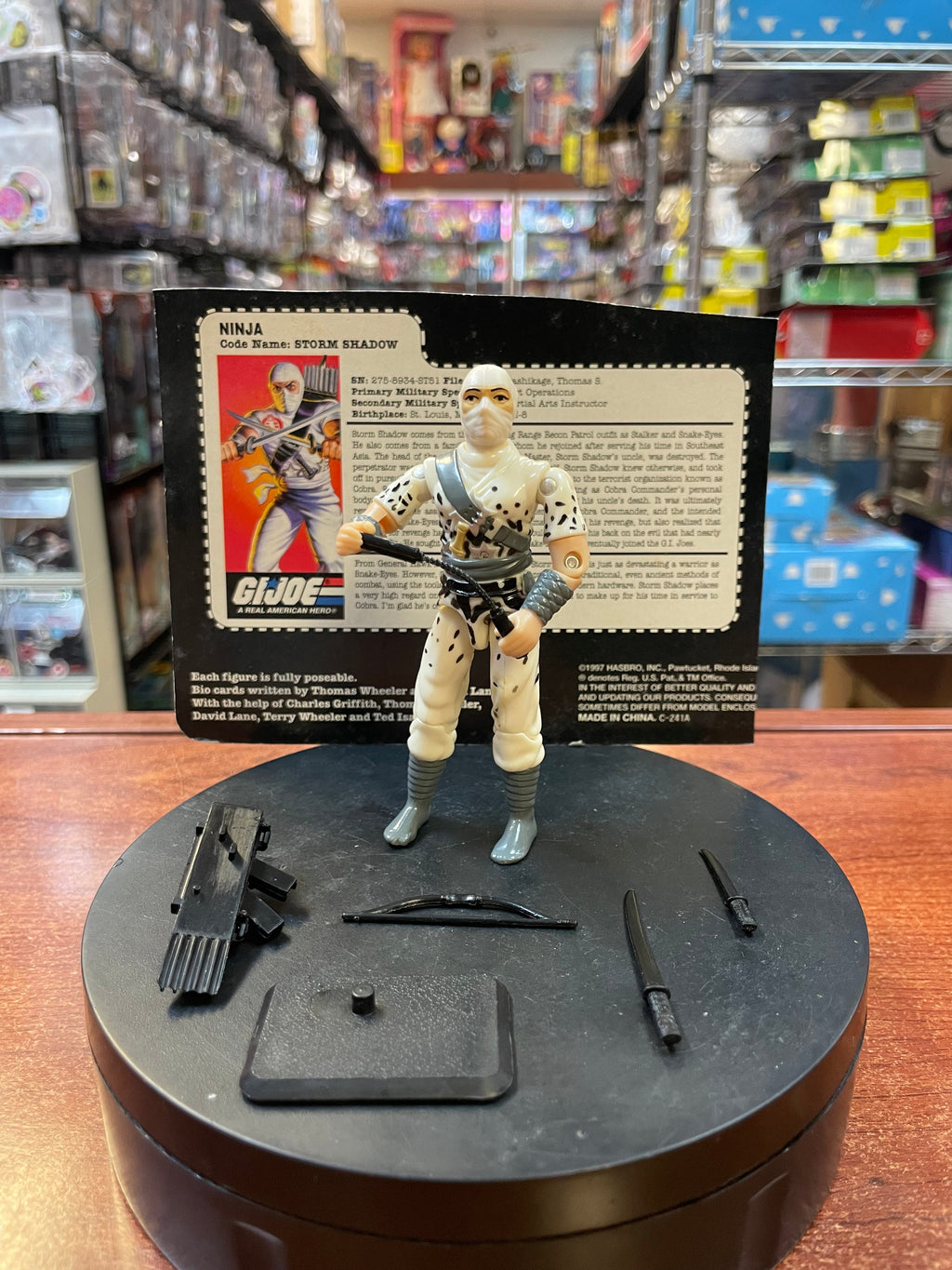 Commando Team Storm Shadow (Vintage GI Joe, Hasbro) **COMPLETE** product image 1, provided for visual reference and product