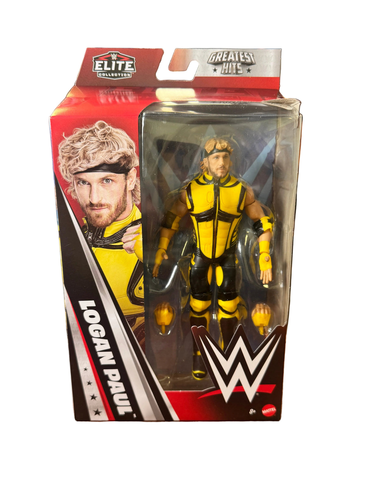 Logan Paul Greatest Hits (WWE Elites, Mattel) **SEALED** product image 1, provided for visual reference and product detail