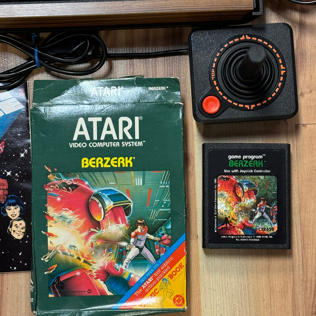 Atari 2600 AV Modded 5715 (Vintage Atari, Gaming System) TESTED WORKING With Games product image 4, provided for visual