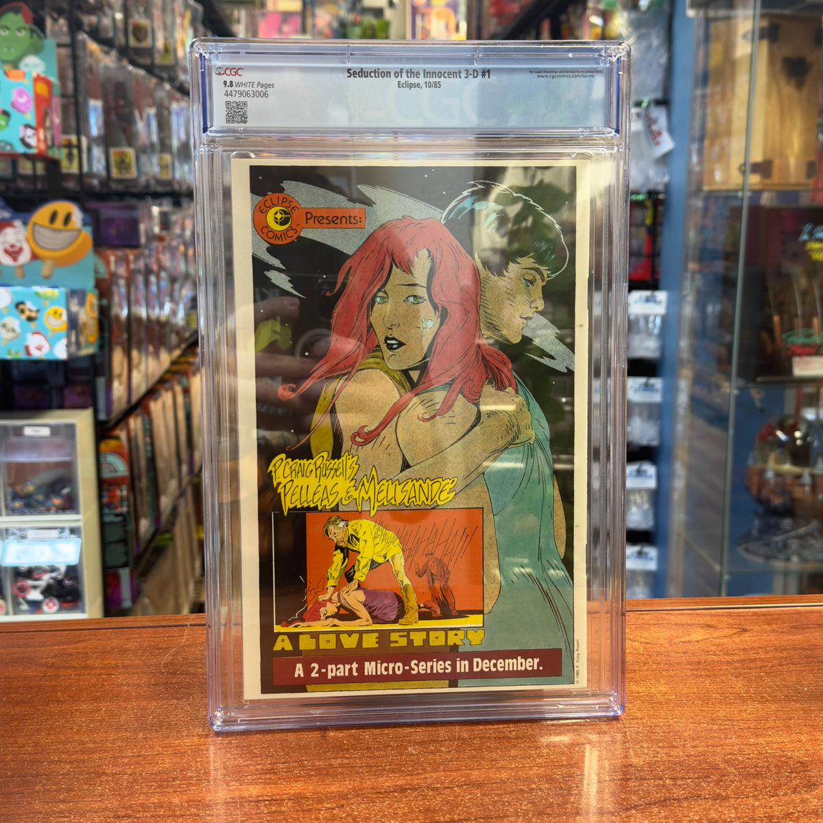 Seduction of the Innocent 3-D #1 (Eclipse Comics, Dave Stevens) **CGC Graded 9.8 3006 product image 3, provided for visual