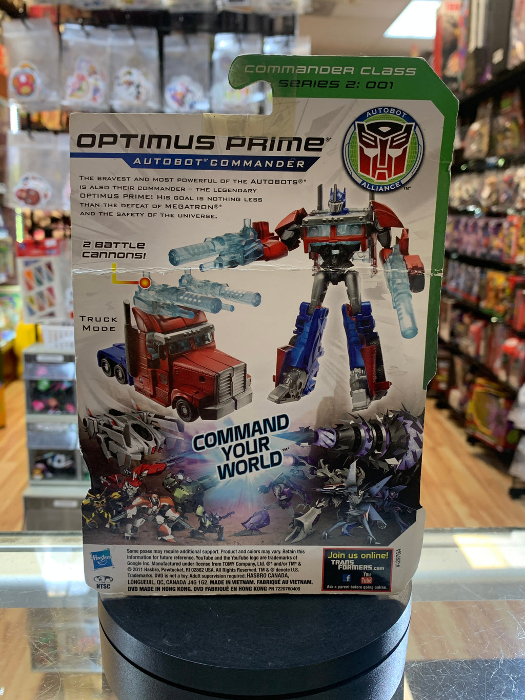 Optimus Prime Legion Class (Transformers Prime, Hasbro) SEALED product image 5, provided for visual reference and product
