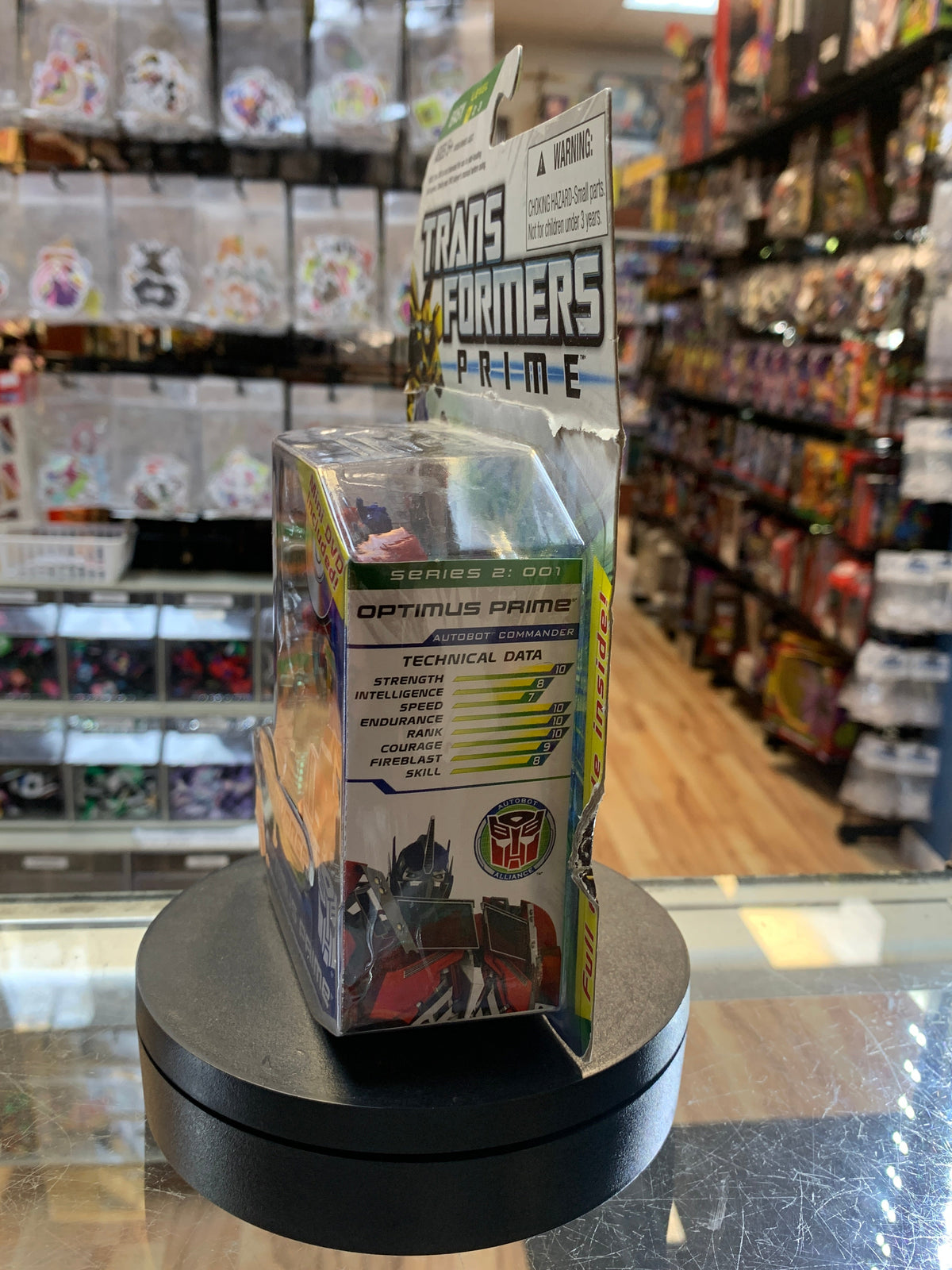 Optimus Prime Legion Class (Transformers Prime, Hasbro) SEALED product image 2, provided for visual reference and product