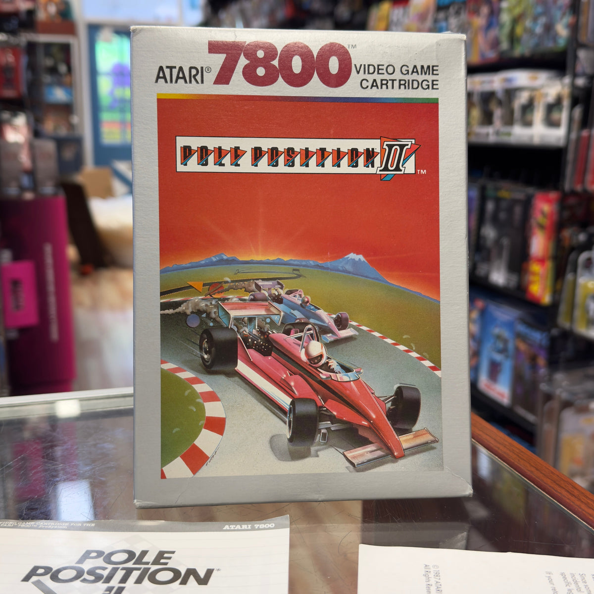 Pole Position Atari 7800, Video Game) Complete product image 3, provided for visual reference and product detail review