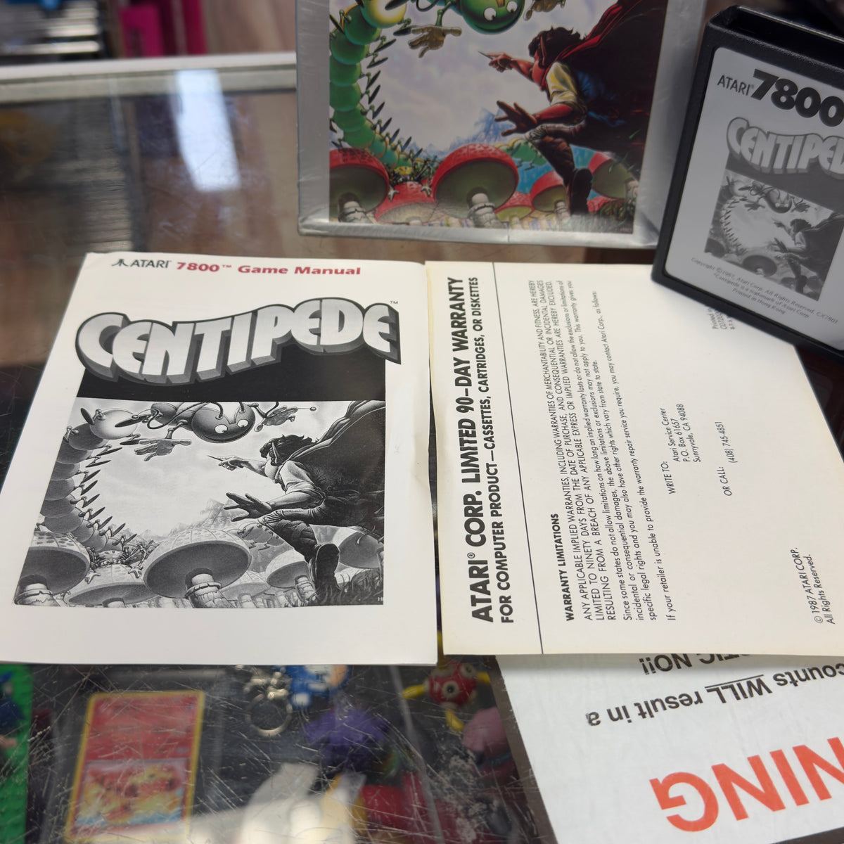 Centipede (Atari 7800, Video Game) Complete product image 3, provided for visual reference and product detail review