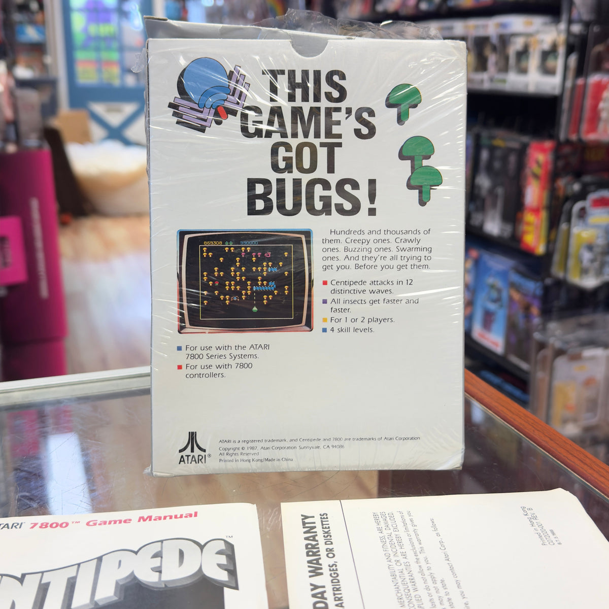 Centipede (Atari 7800, Video Game) Complete product image 6, provided for visual reference and product detail review