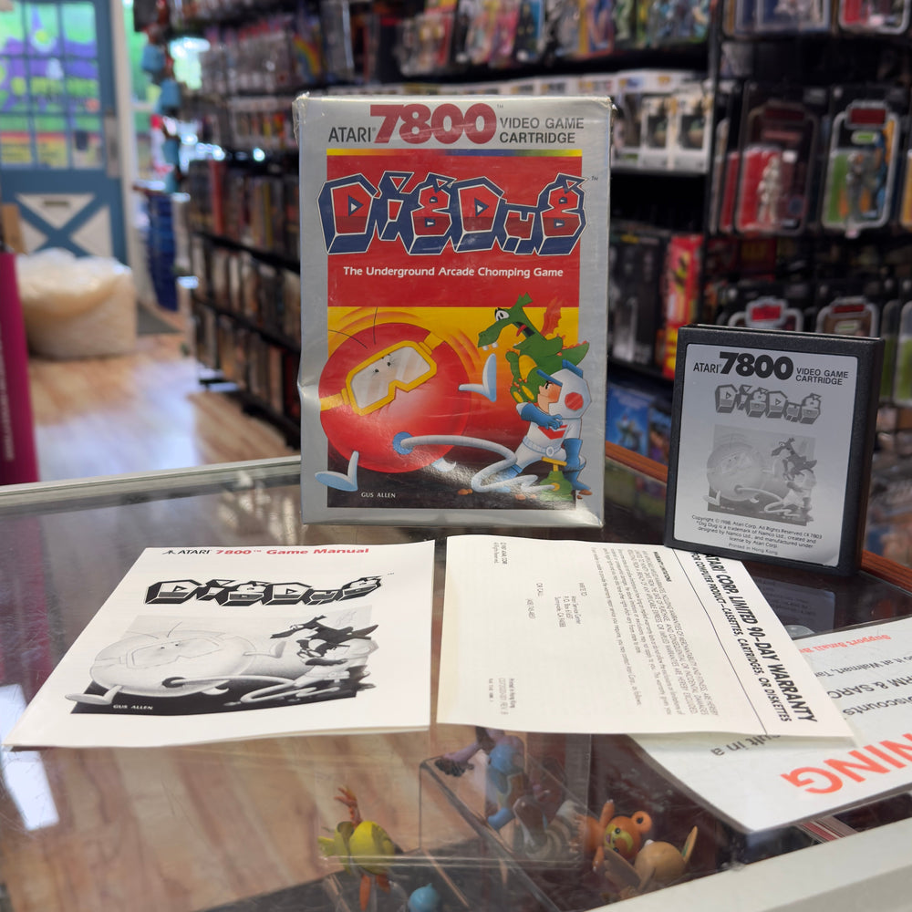 Dig Dug (Atari 7800, Video Game) Complete