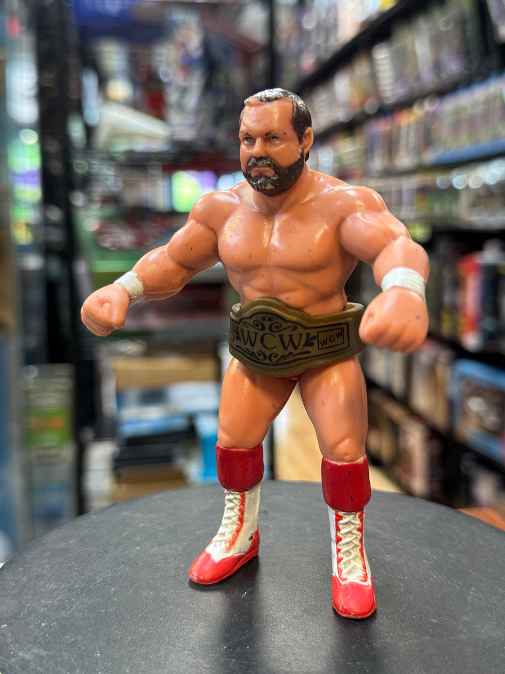 Arn Anderson UK Exclusive with Belt 0793 (Vintage WCW WWE, Galoob) product image 7, provided for visual reference and
