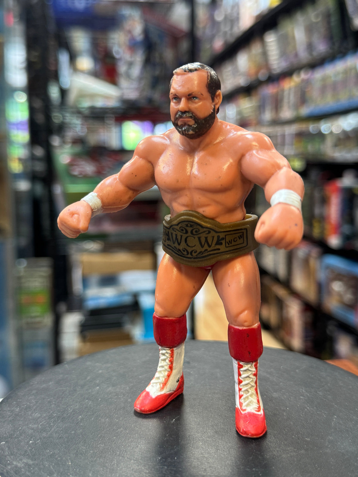 Arn Anderson UK Exclusive with Belt 0793 (Vintage WCW WWE, Galoob) product image 7, provided for visual reference and
