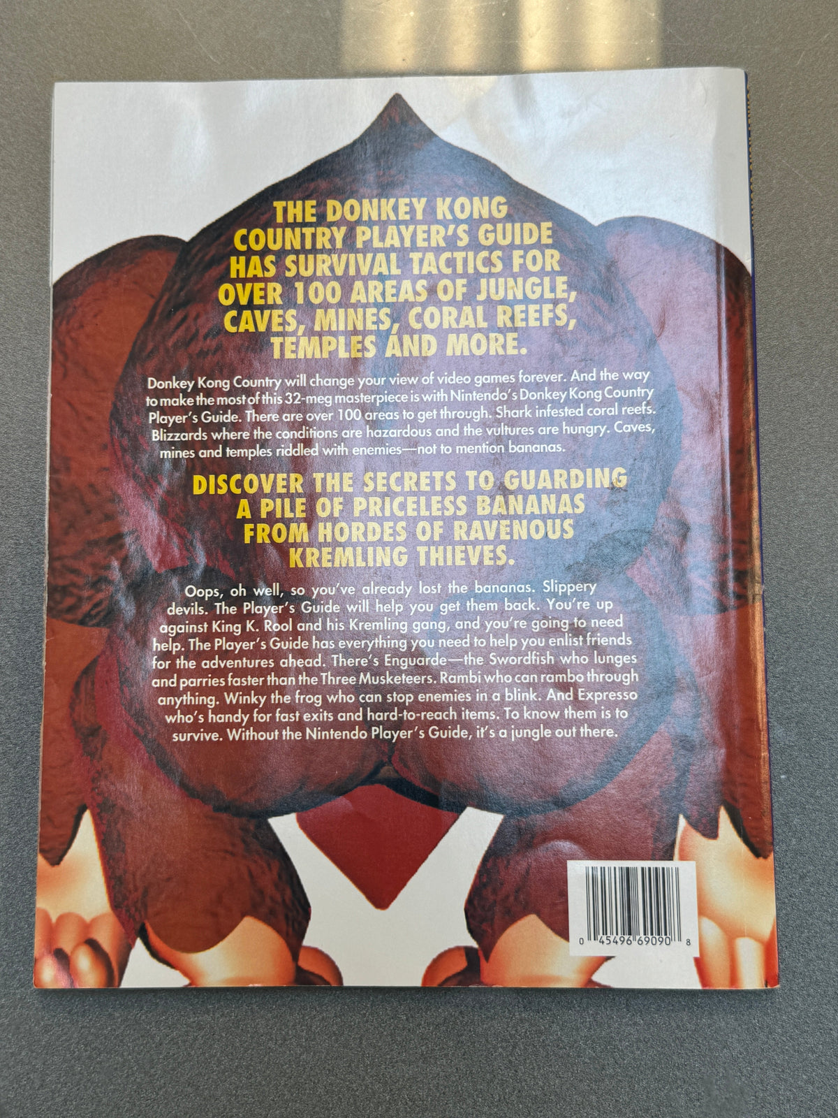 Donkey Kong Country Players Guide (Nintendo SNES, Video Game) product image 6, provided for visual reference and product