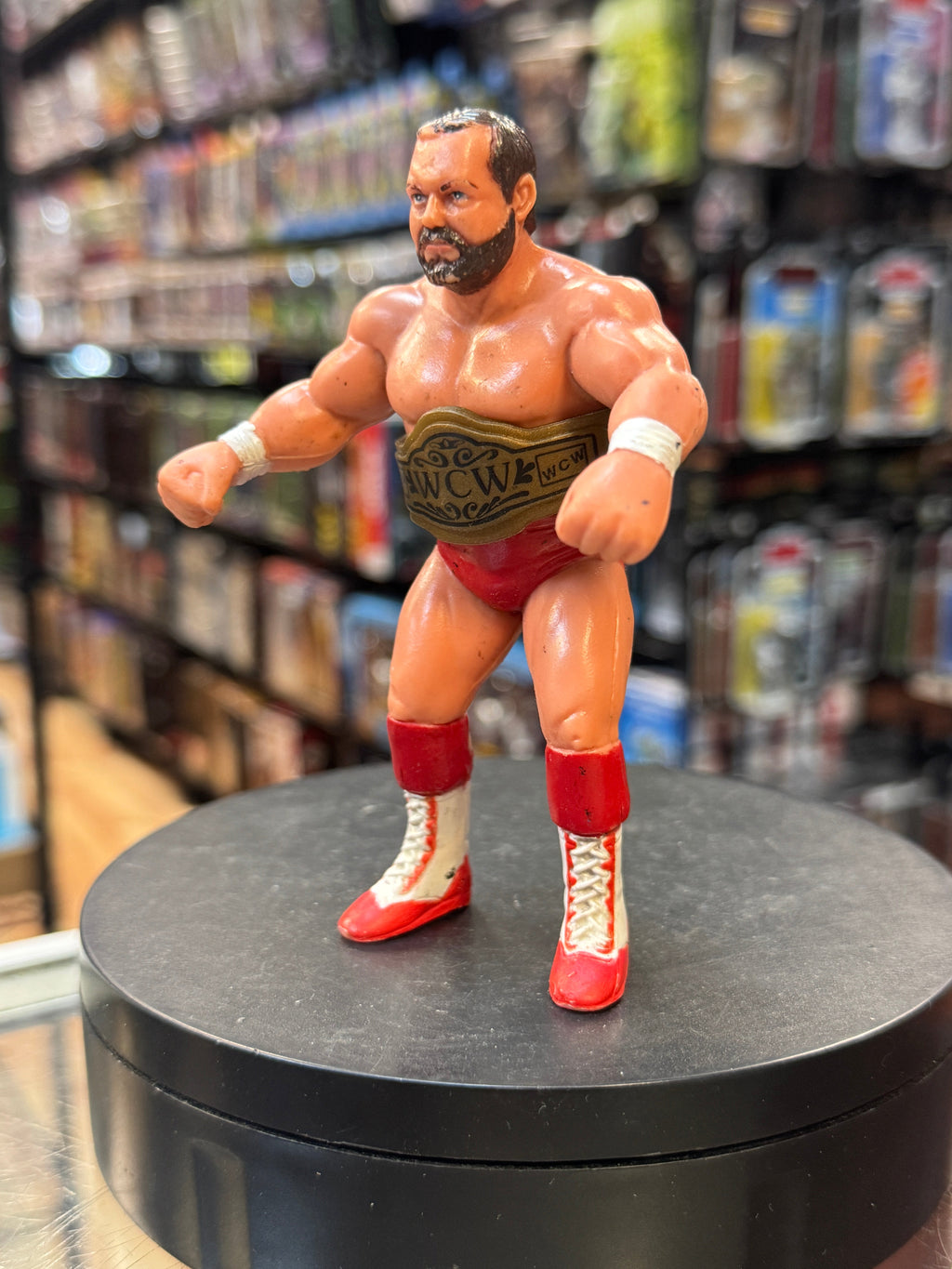 Arn Anderson UK Exclusive with Belt 0793 (Vintage WCW WWE, Galoob) product image 4, provided for visual reference and