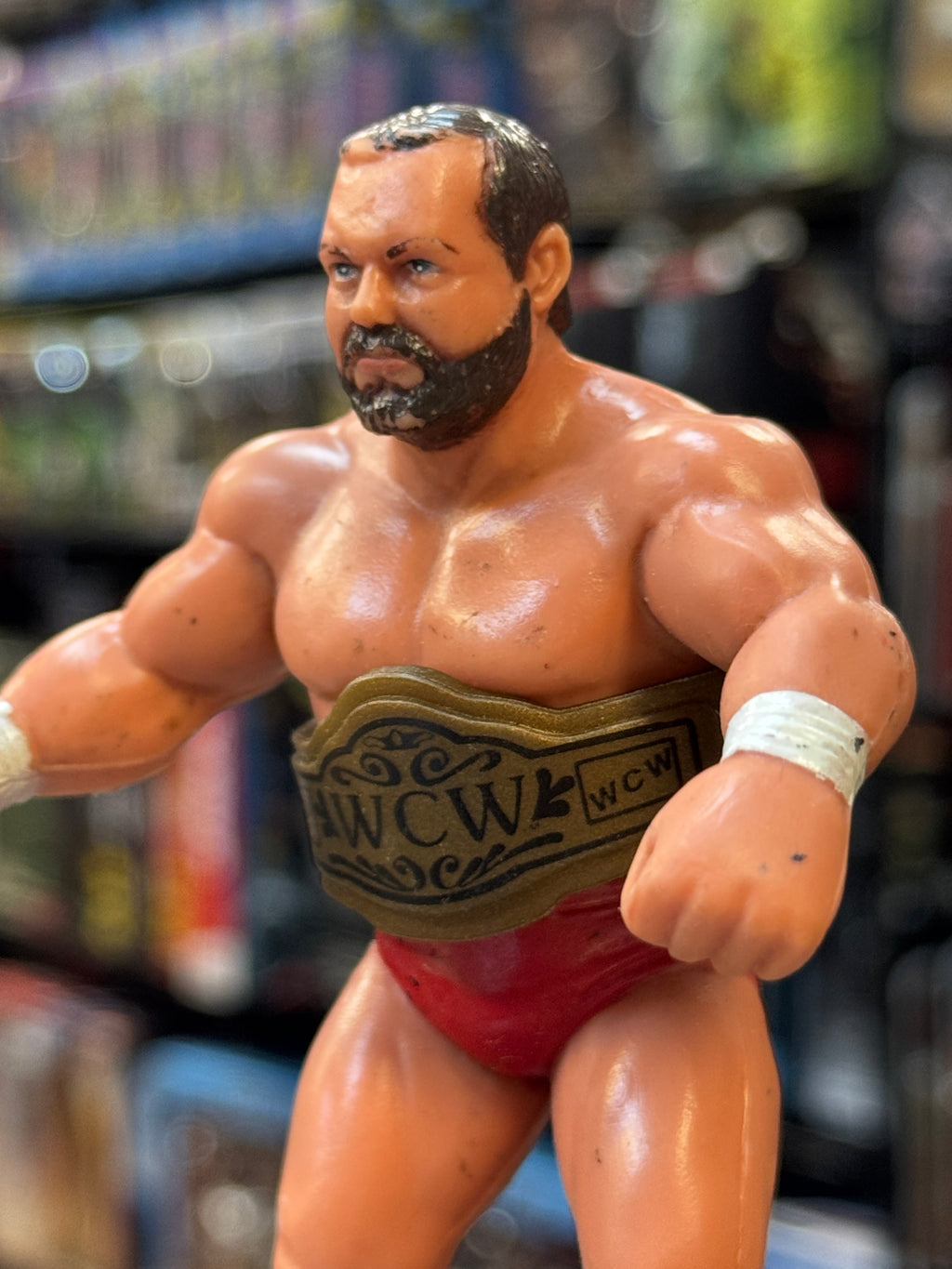 Arn Anderson UK Exclusive with Belt 0793 (Vintage WCW WWE, Galoob) product image 3, provided for visual reference and