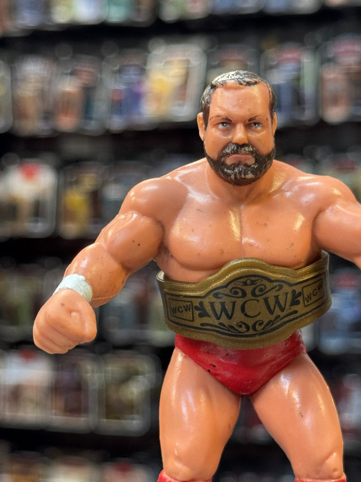 Arn Anderson UK Exclusive with Belt 0793 (Vintage WCW WWE, Galoob) product image 2, provided for visual reference and
