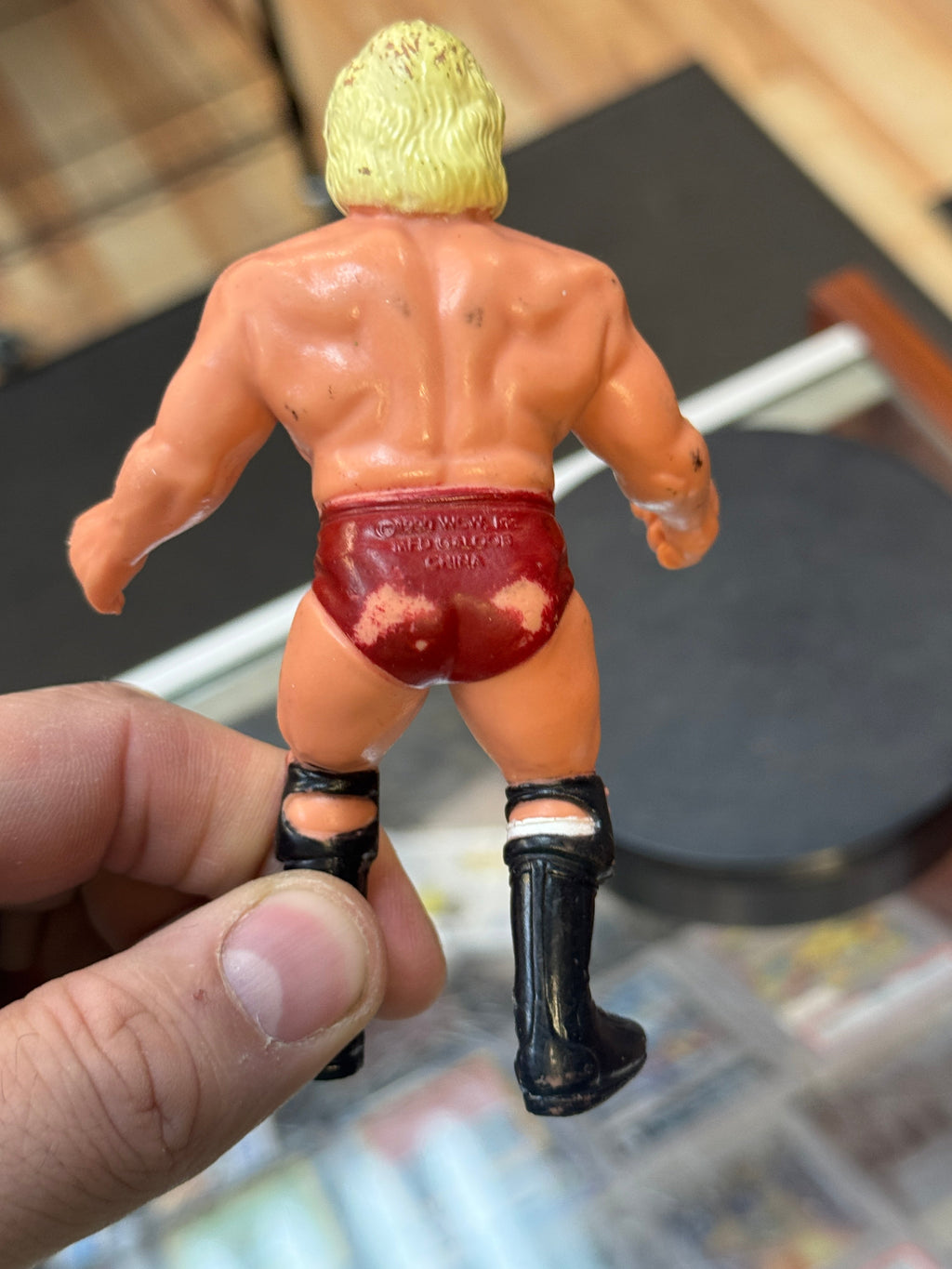 Ric Flair UK Exclusive 0794 (Vintage WCW WWE, Galoob) product image 7, provided for visual reference and product detail