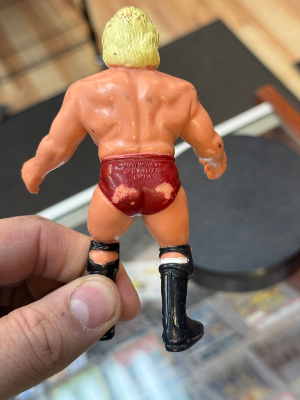 Ric Flair UK Exclusive 0794 (Vintage WCW WWE, Galoob) product image 7, provided for visual reference and product detail