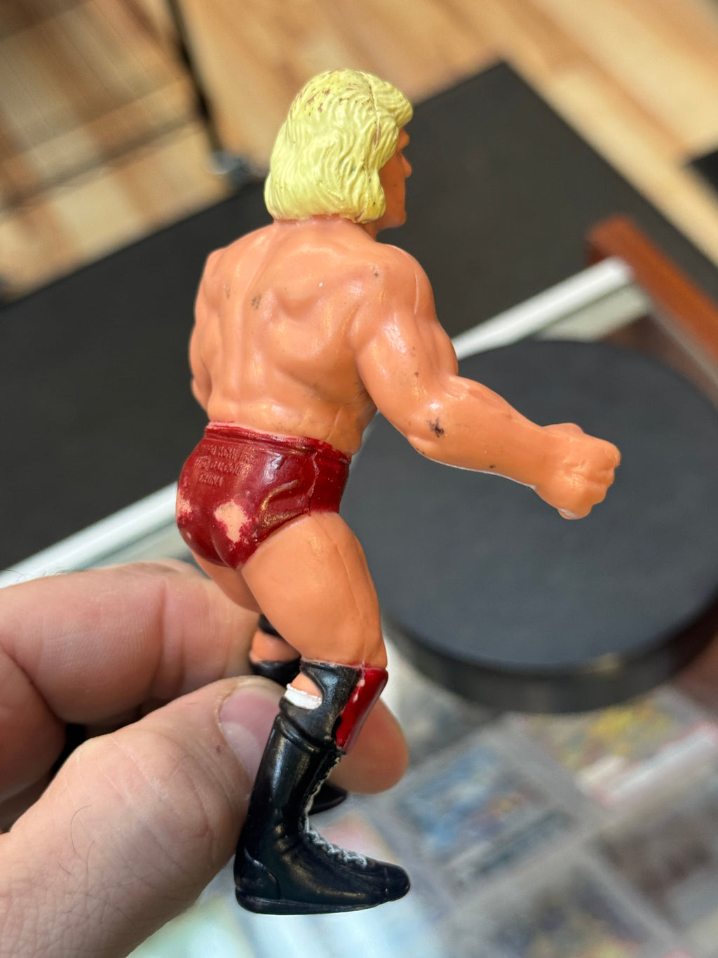Ric Flair UK Exclusive 0794 (Vintage WCW WWE, Galoob) product image 6, provided for visual reference and product detail