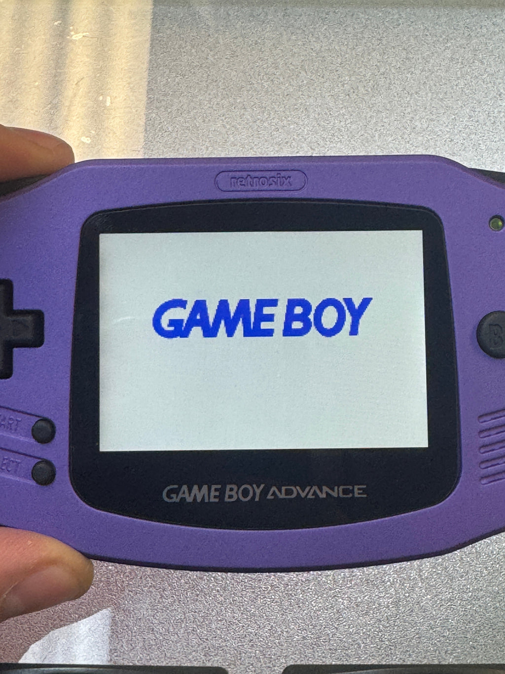 Gameboy Advance Purple with Games IPS Screen Upgrade (Nintendo Gameboy Advance, Vintage Video Games) **TESTED WORKING**