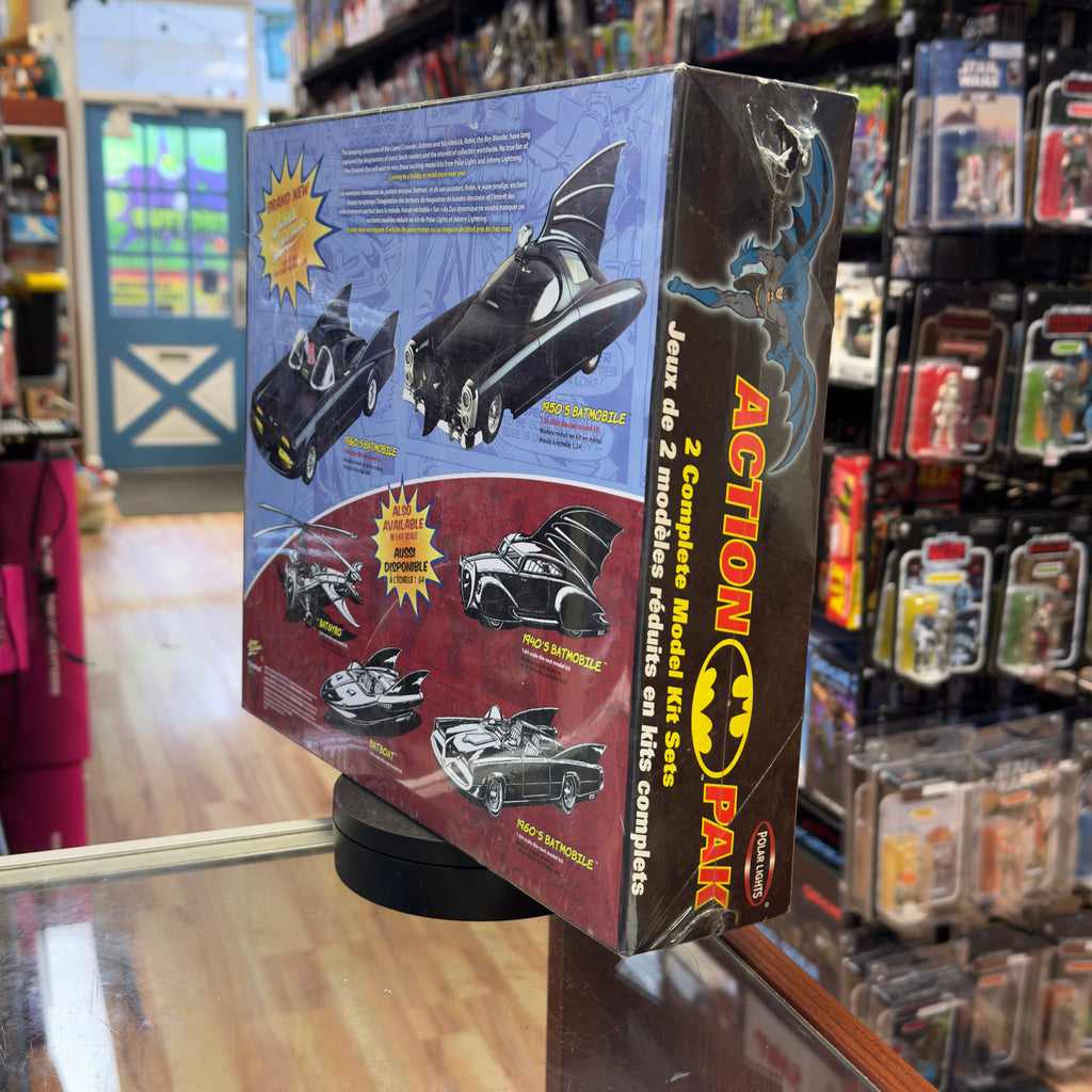 Batmobile/Batplane 2 Pack Model Kit (Batman, Playing Mantis) Sealed product image 4, provided for visual reference and