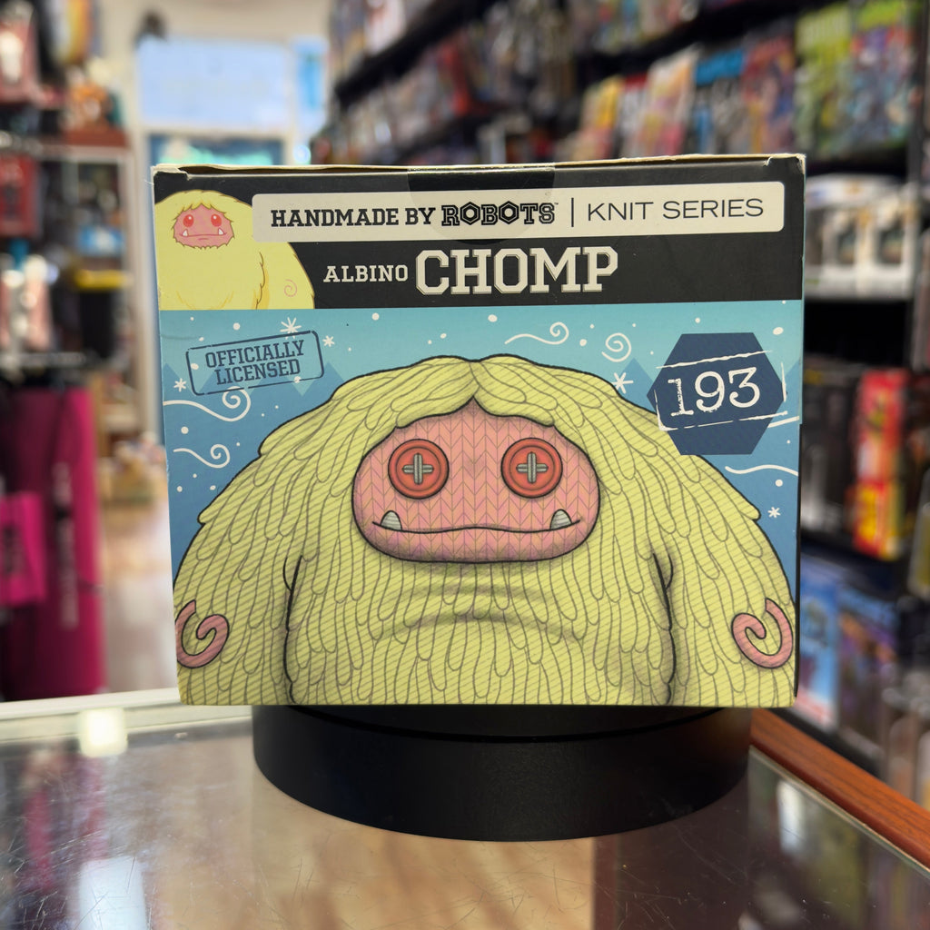 Albino Chomp Knit Series (Handmade By Robots, Abominable Toys) Sealed product image 6, provided for visual reference and