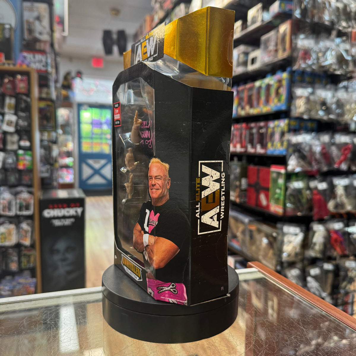Billy Gunn -CHASE- #131 (AEW All Elite Wrestling, Jazwares) **SEALED** product image 2, provided for visual reference and