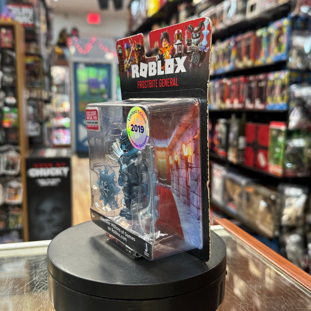 Frostbite General 1/500 -2019 SDCC- (Roblox, Jazwares) **SEALED** product image 2, provided for visual reference and product
