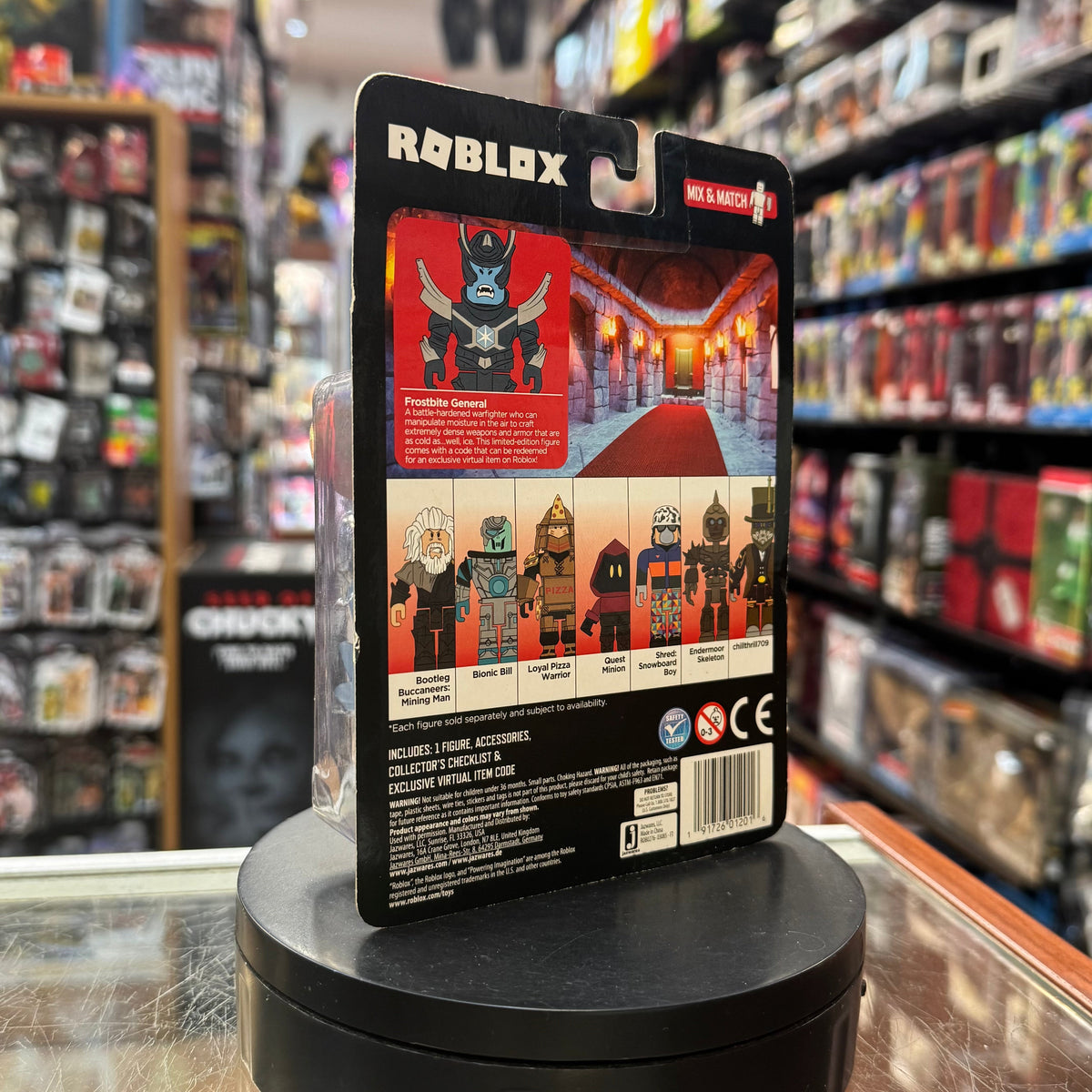 Frostbite General 1/500 -2019 SDCC- (Roblox, Jazwares) **SEALED** product image 3, provided for visual reference and product