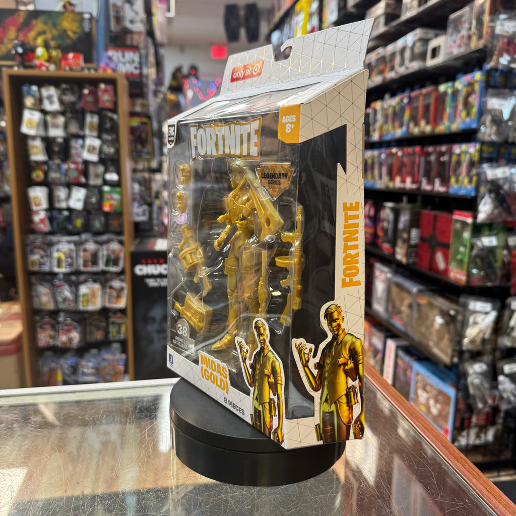 Gold Midas Legendary Series -Target- (Fortnite, Jazwares) **SEALED** product image 2, provided for visual reference and
