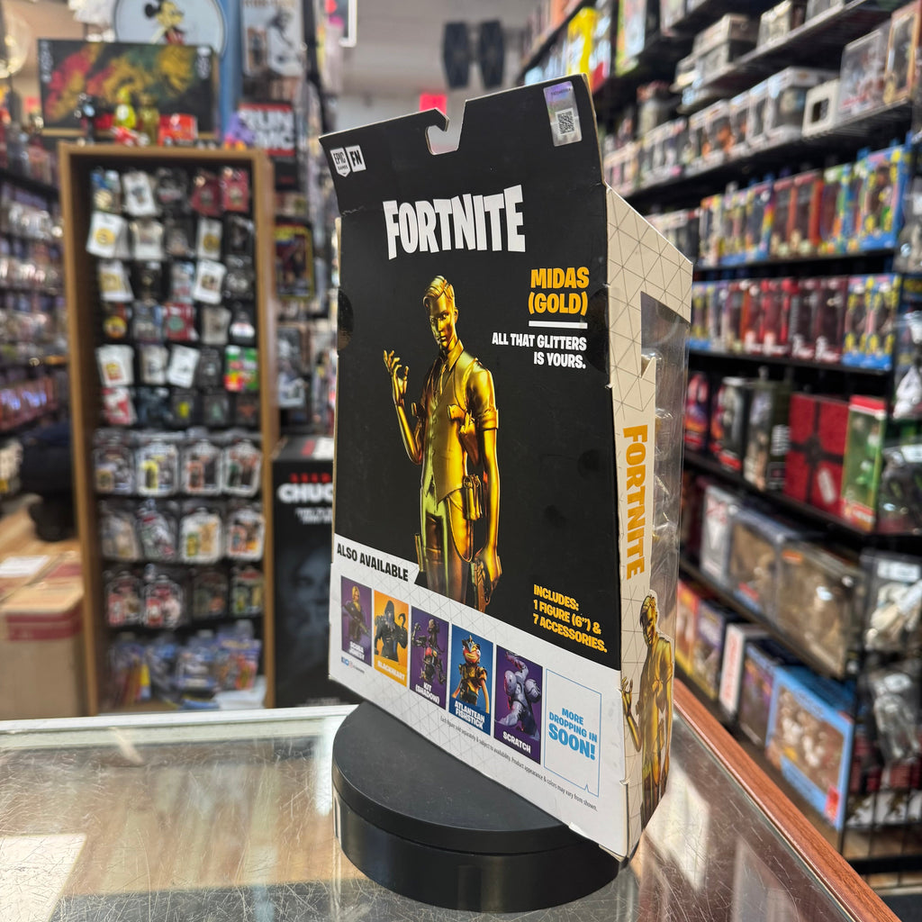 Gold Midas Legendary Series -Target- (Fortnite, Jazwares) **SEALED** product image 4, provided for visual reference and