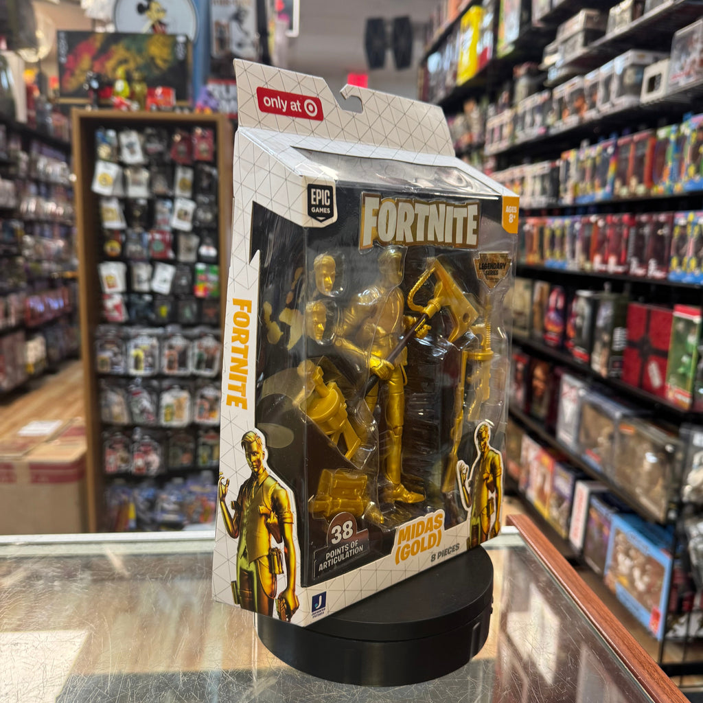 Gold Midas Legendary Series -Target- (Fortnite, Jazwares) **SEALED** product image 5, provided for visual reference and