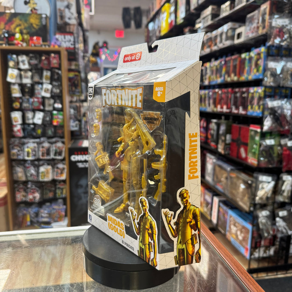 Gold Midas Legendary Series -Target- (Fortnite, Jazwares) **SEALED** product image 6, provided for visual reference and