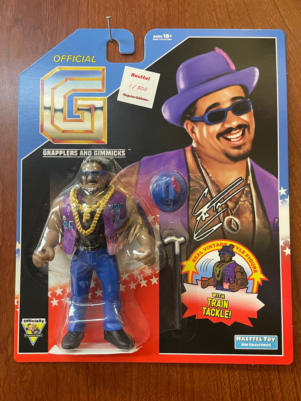 Godfather NYCC (Grapplers & Gimmicks WWF, Hasttel Toys) 1 of 500 product image 1, provided for visual reference and product