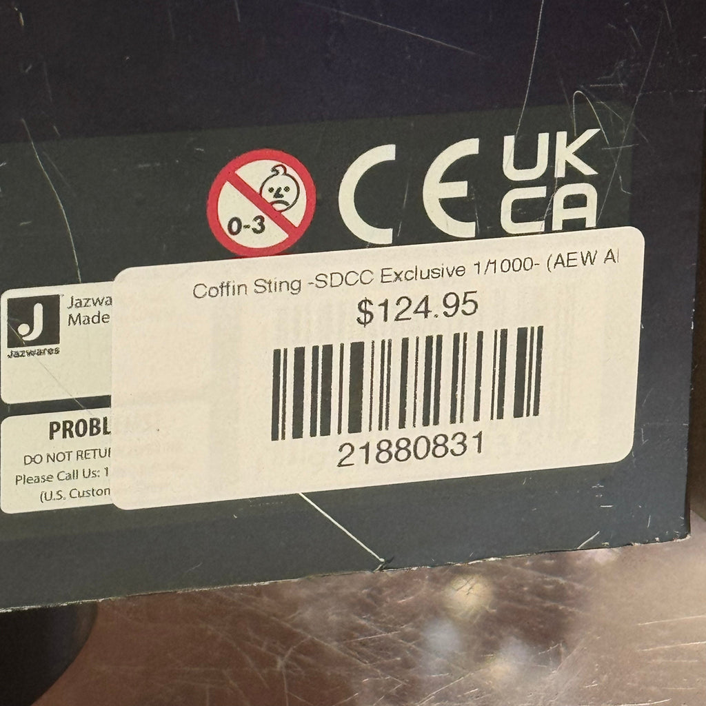 Coffin Sting -SDCC Exclusive 1/1000- (AEW All Elite Wrestling, Jazwares) **SEALED** product image 8, provided for visual