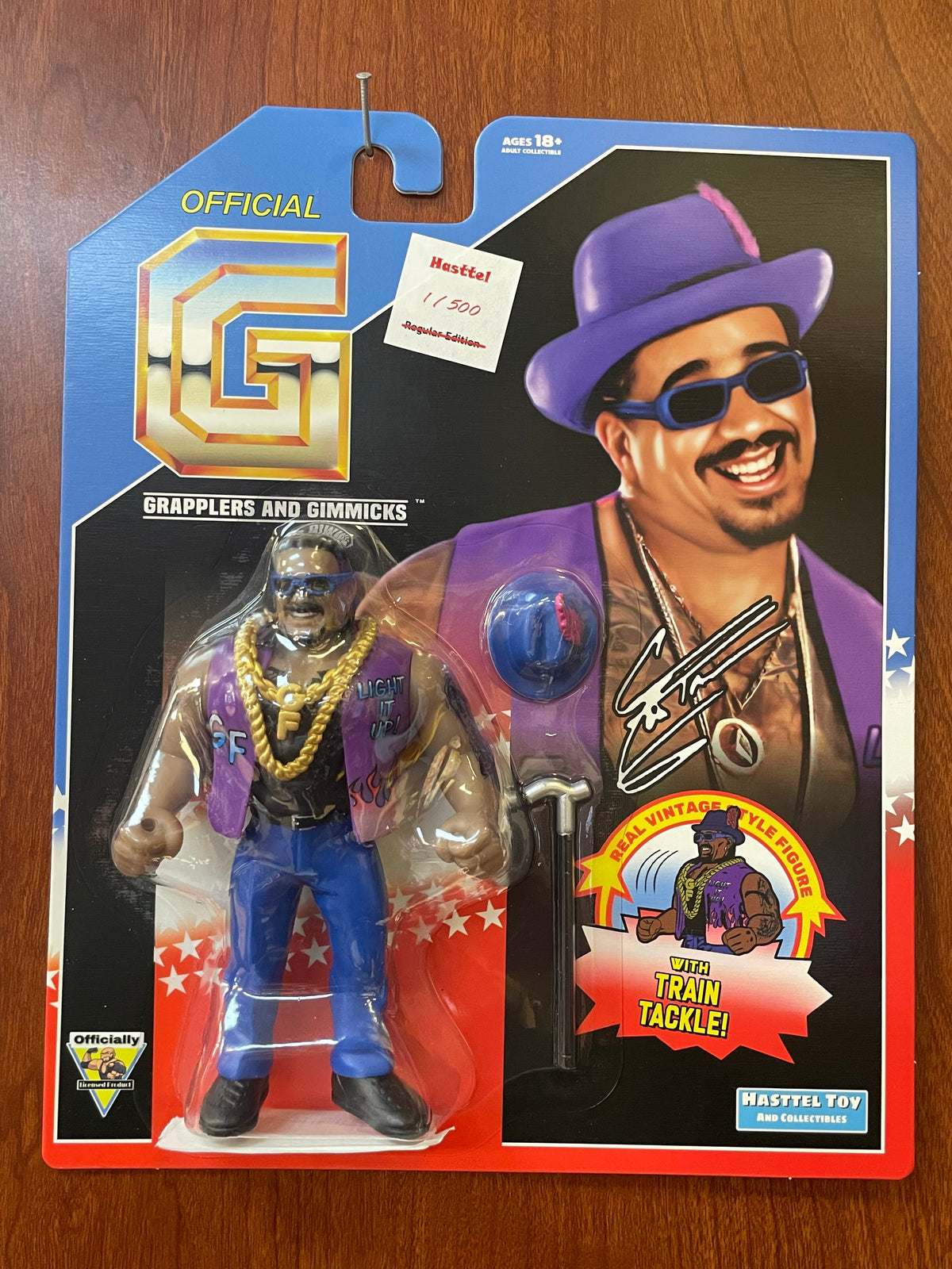 Godfather NYCC (Grapplers & Gimmicks WWF, Hasttel Toys) 1 of 500 product image 3, provided for visual reference and product