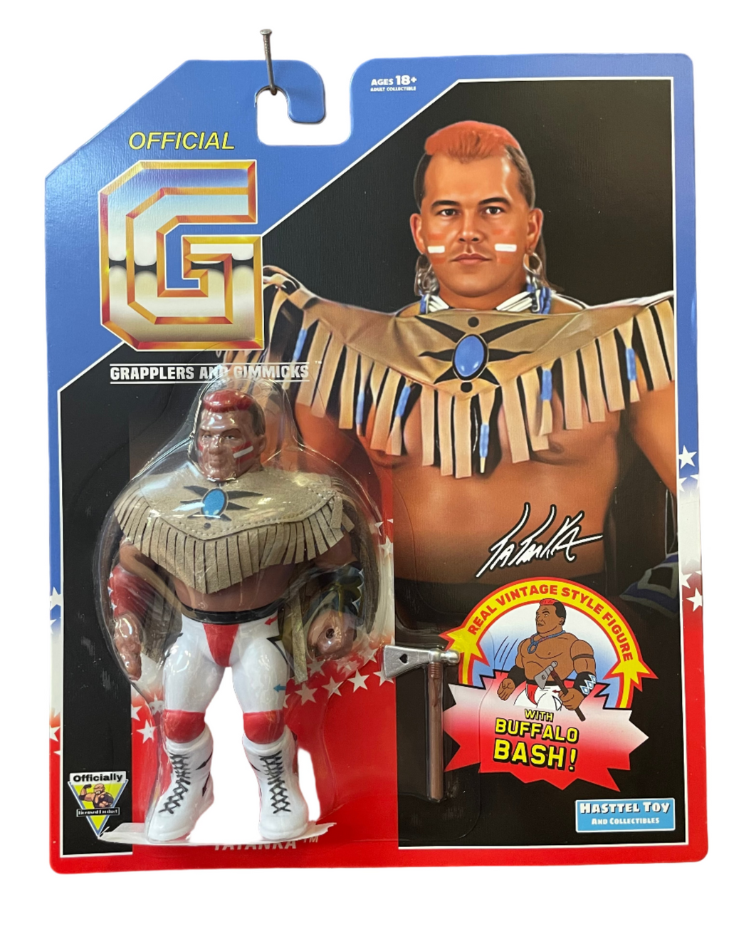 Tatanka '92 (Grapplers & Gimmicks WWF, Hasttel Toys) product image 1, provided for visual reference and product detail review