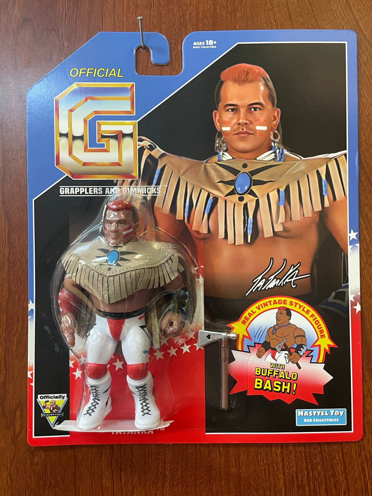 Tatanka '92 (Grapplers & Gimmicks WWF, Hasttel Toys) product image 2, provided for visual reference and product detail review