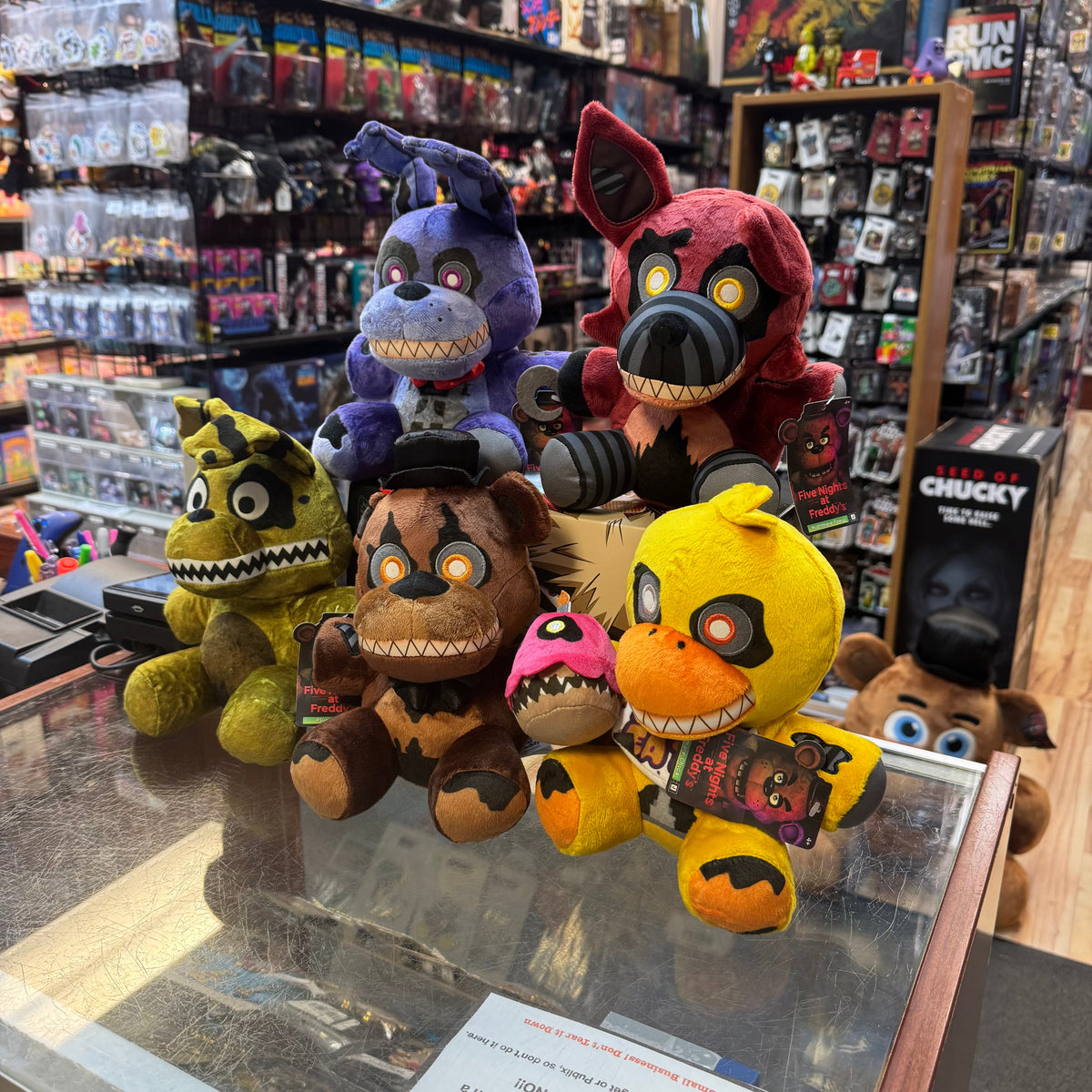 Nightmare Animatronics Full Set of 5 (Five Nights at Freddys, Jazwares) **SEALED** product image 4, provided for visual