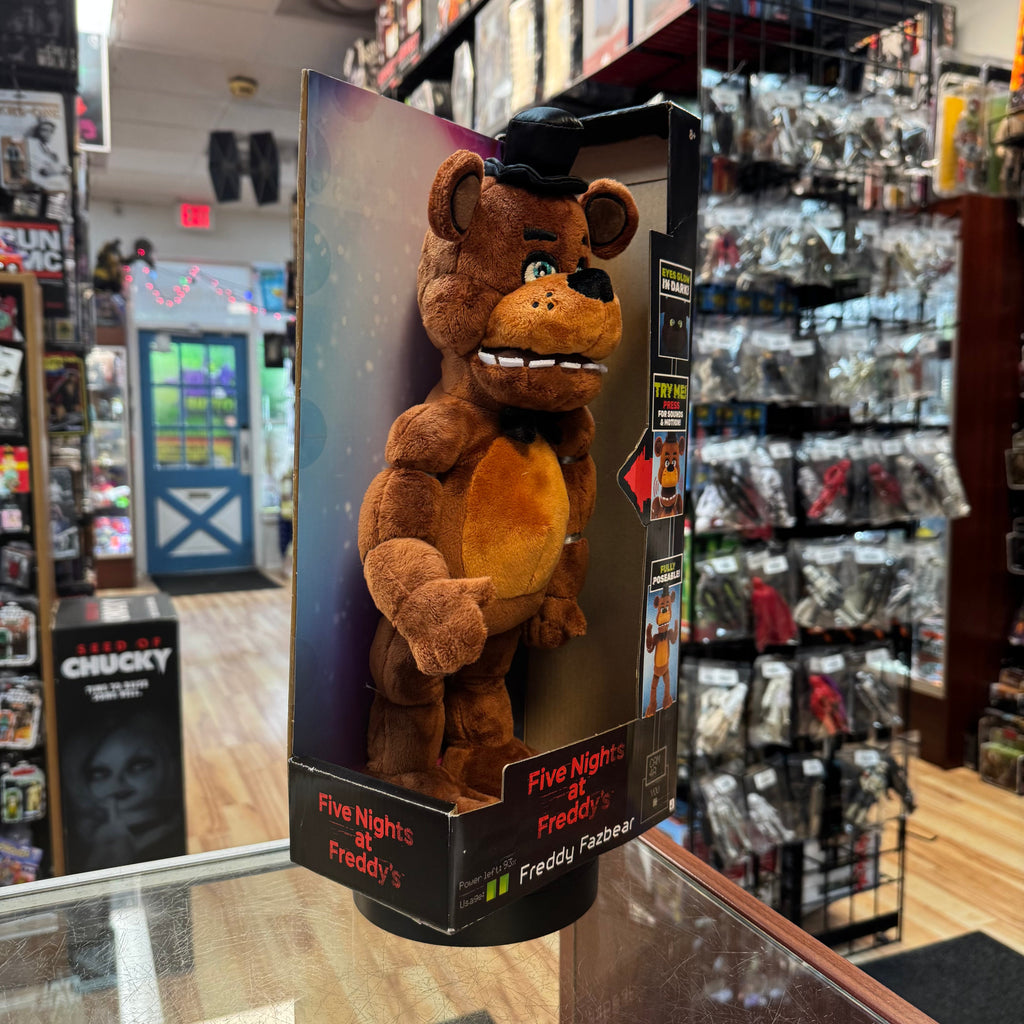 Classic Freddy Glow in The Dark Eyes Poseable 14" Plush (Five Nights at Freddys, Jazwares) *SEALED* product image 2,