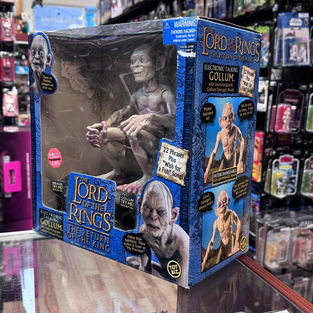 Electronic Talking Gollum (Lord of the Rings, ToyBiz) Open Box product image 2, provided for visual reference and product