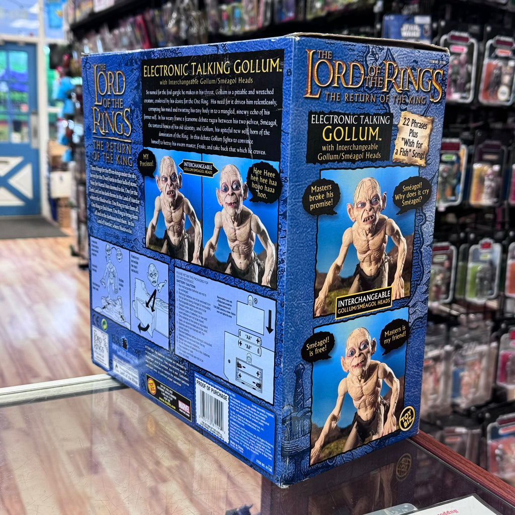 Electronic Talking Gollum (Lord of the Rings, ToyBiz) Open Box product image 4, provided for visual reference and product
